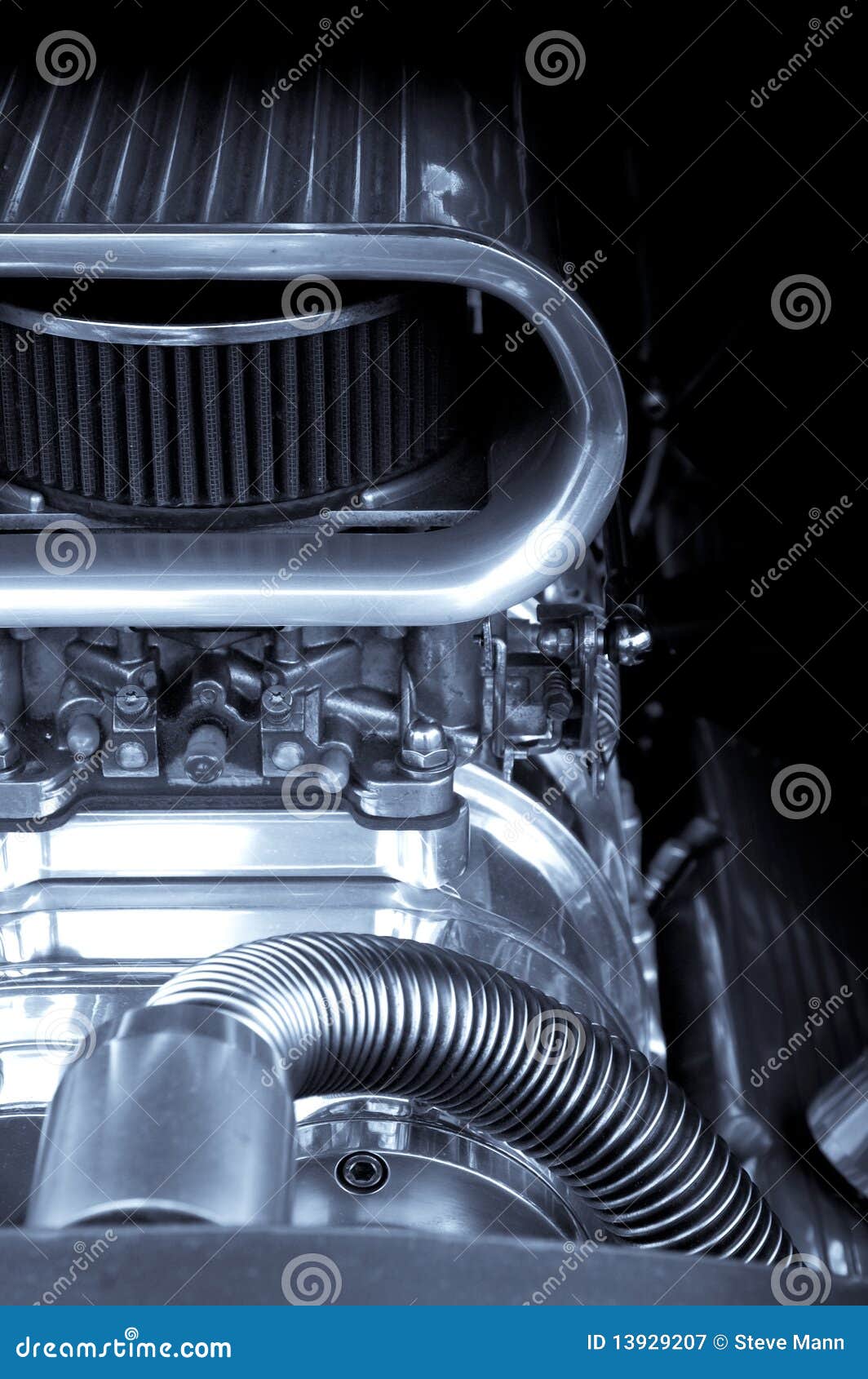 Race car chrome stock image. Image of performance, engine - 13929207