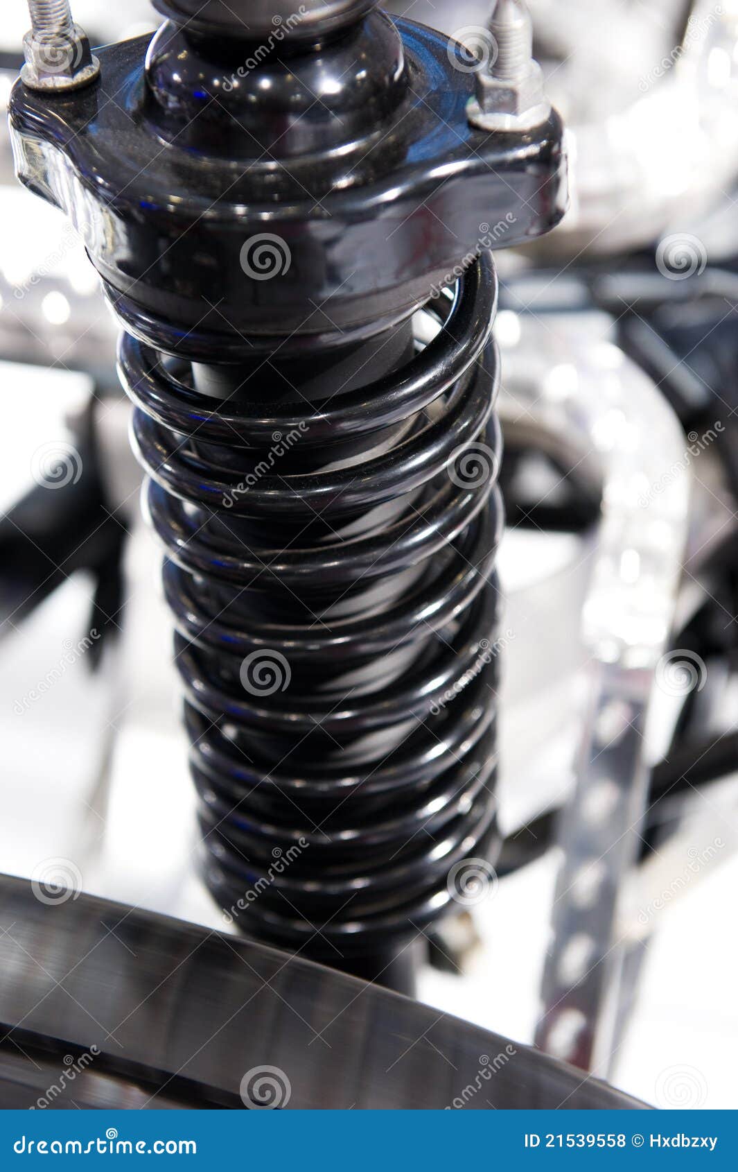 Race car shock absorber stock photo. Image of power, pressure 21539558