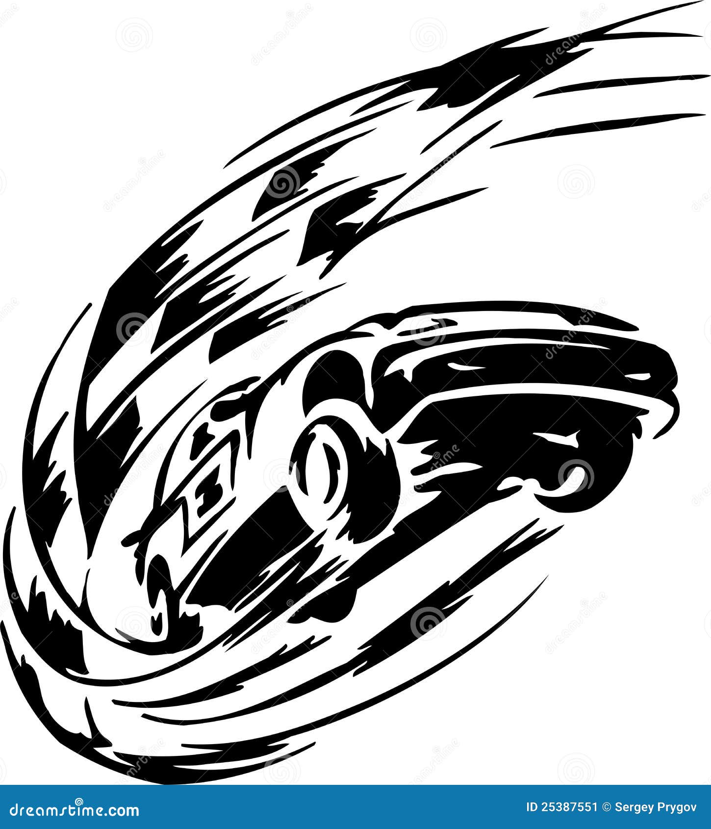 Race Car - Vector Illustration Stock Vector - Image: 25387551
