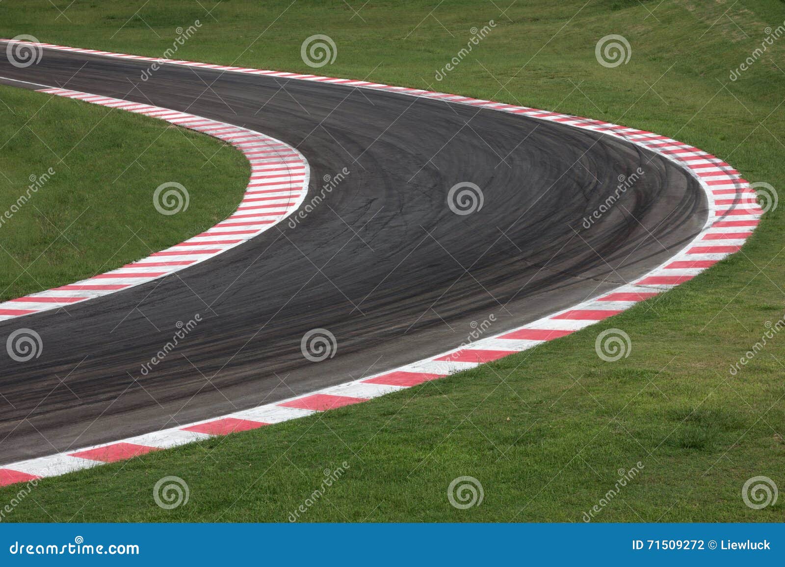 Race track curve  road stock photo Image of race gravel 