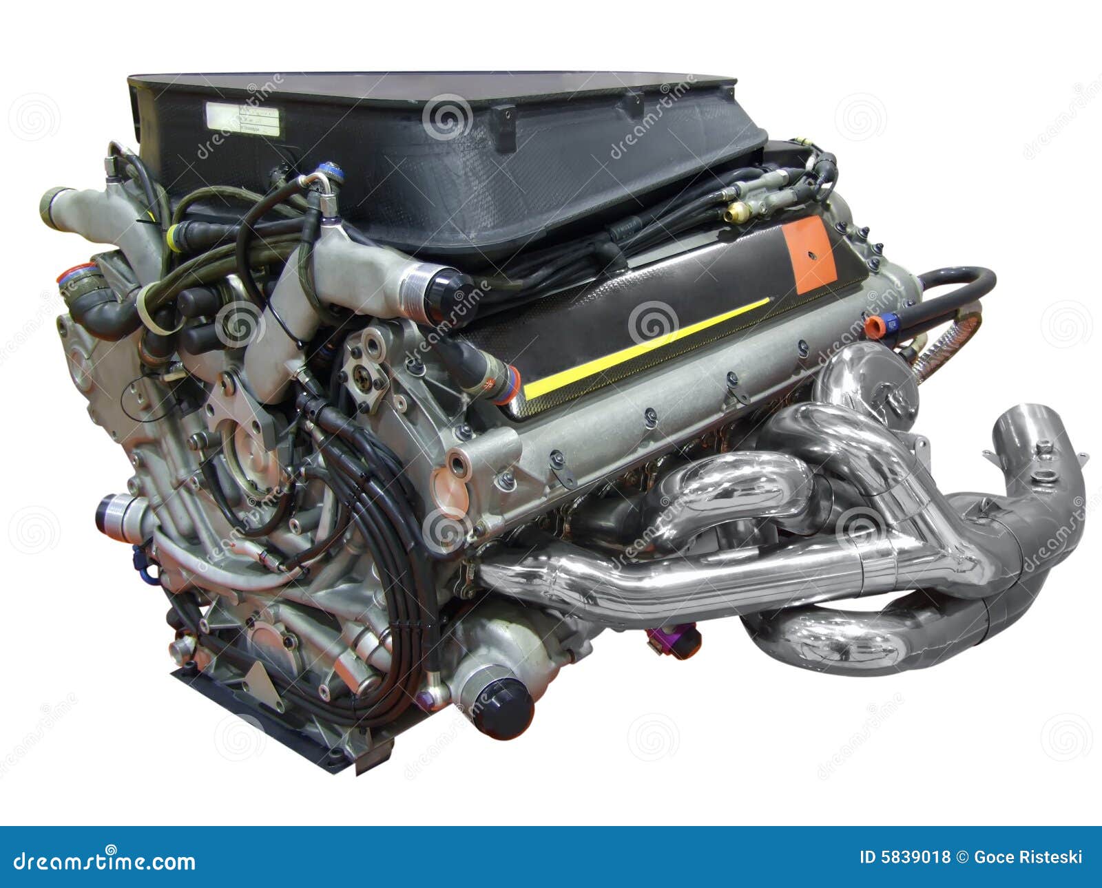 Racing car engine stock photo. Image of isolated, mechanism 5839018