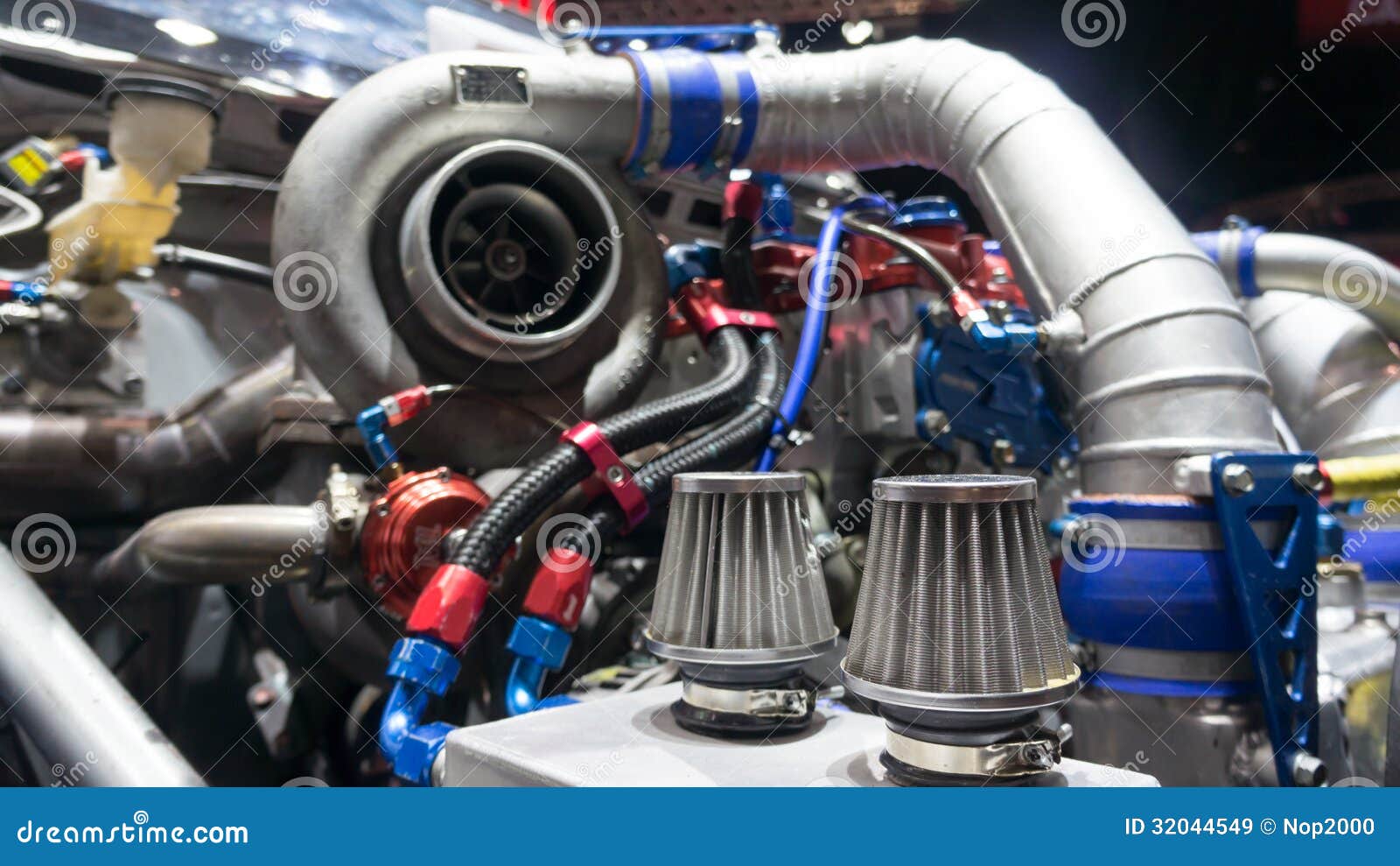 Racing car engine stock image. Image of clean, motor 32044549