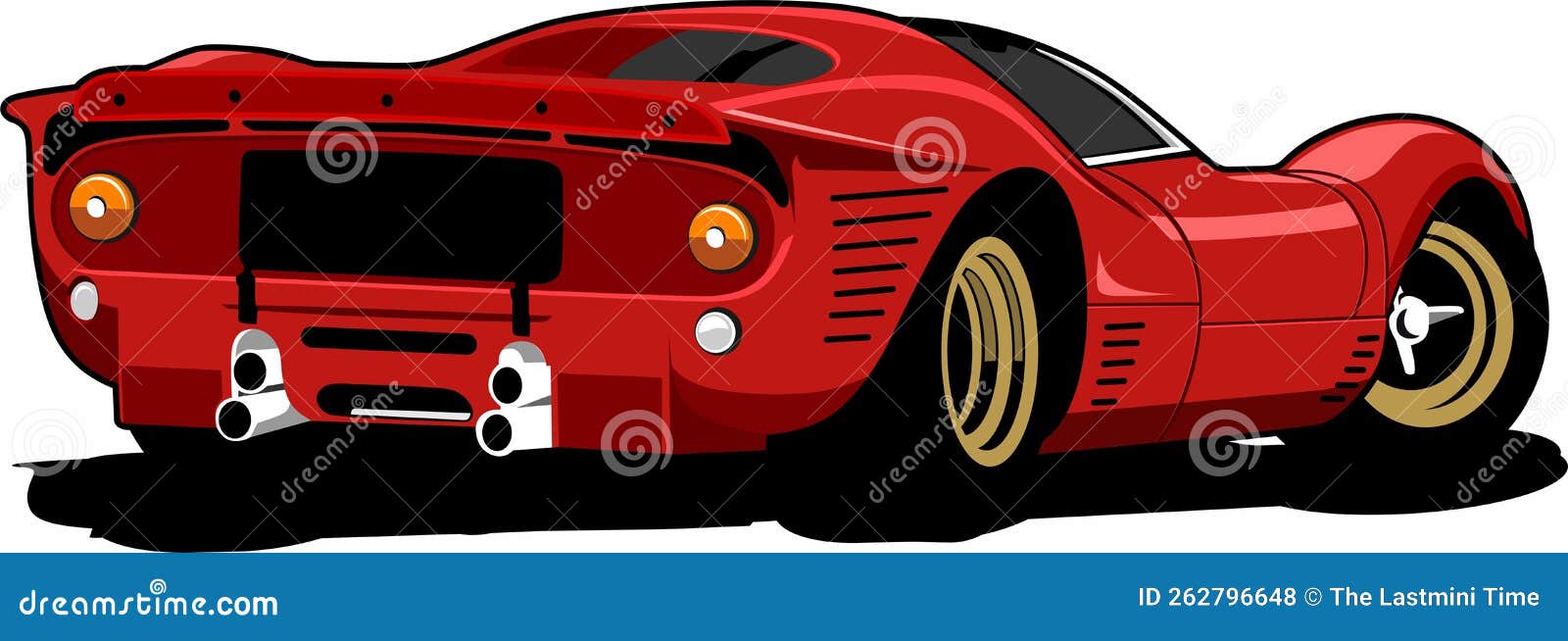 RACING CAR ILLUSTRATION DESIGN VECTOR Stock Vector Illustration of
