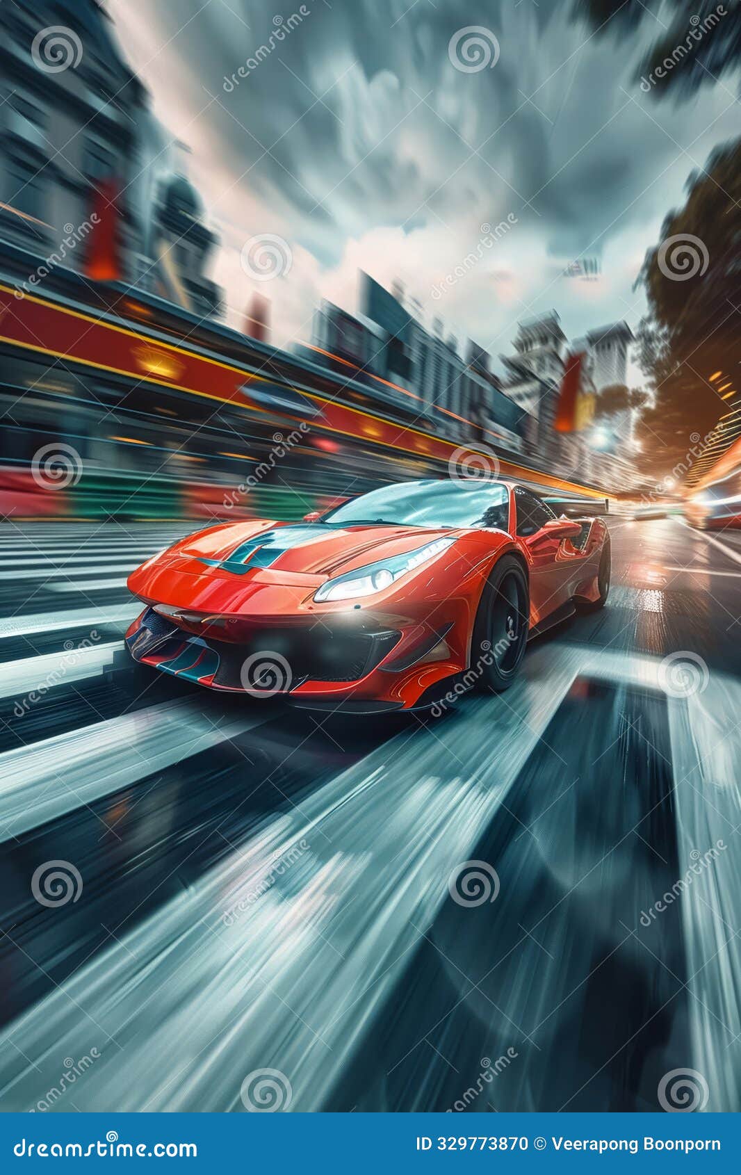 racing cars finish line victory dynamic motion blur