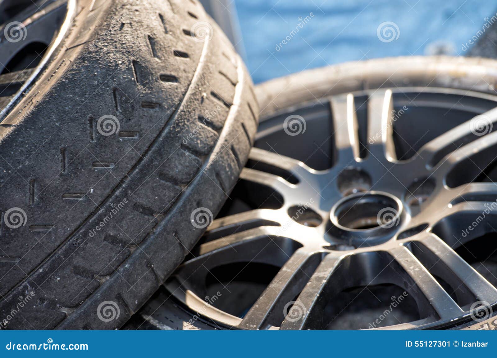 Racing car tire close up stock image. Image of motion 55127301