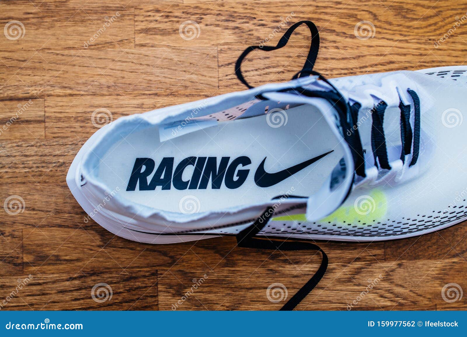 Racing Inscription on the Sole of Nike Sport Shoes Editorial Photography -  Image of professional, fashioned: 159977562
