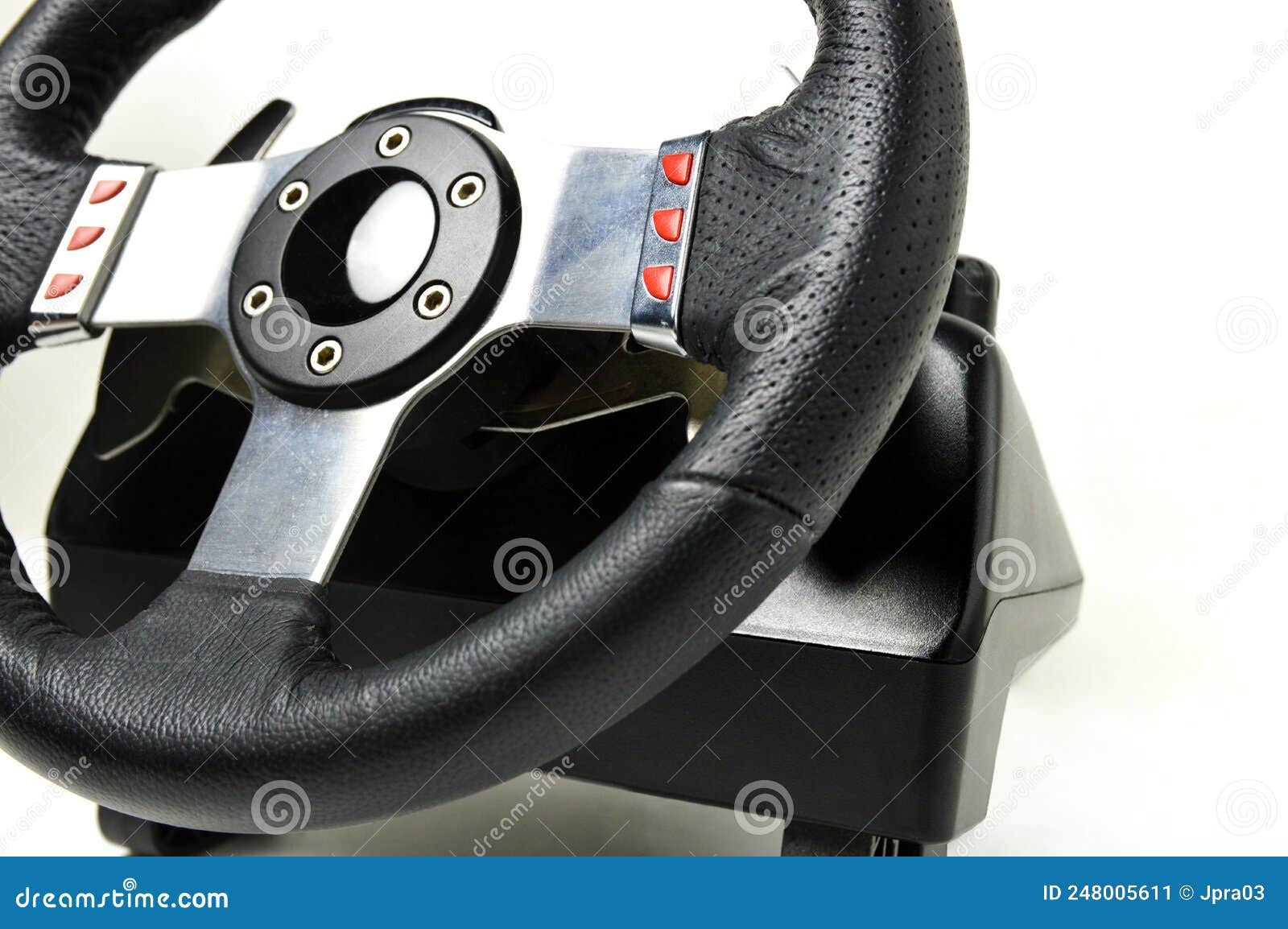 Racing Wheel for the Racing Video Games Stock Image Image of game, computer 248005611