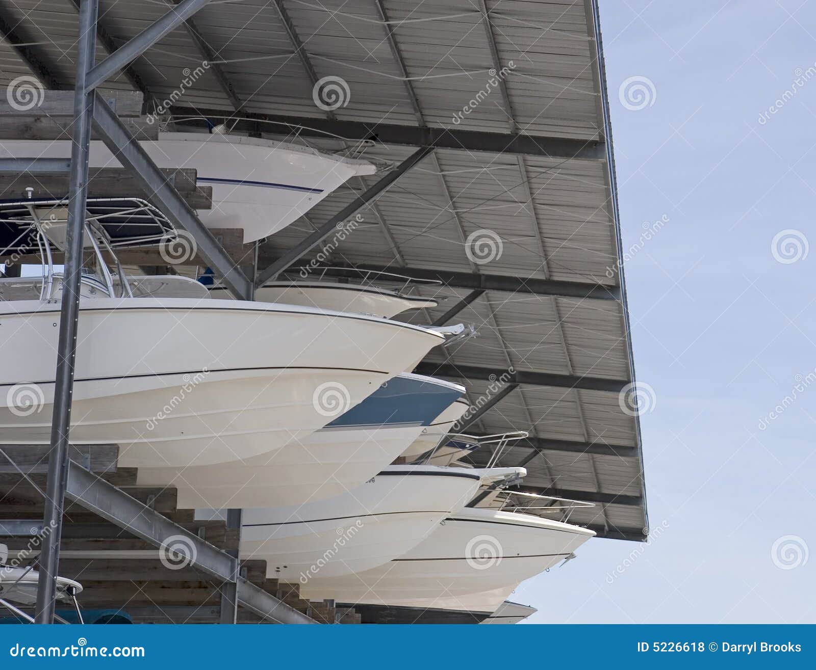 Rack on Boats stock photo. Image of marina, fishing, boat 5226618