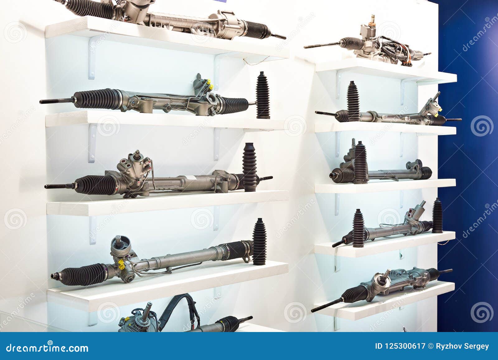 Rack Steering for Car in Store Stock Image Image of chassis