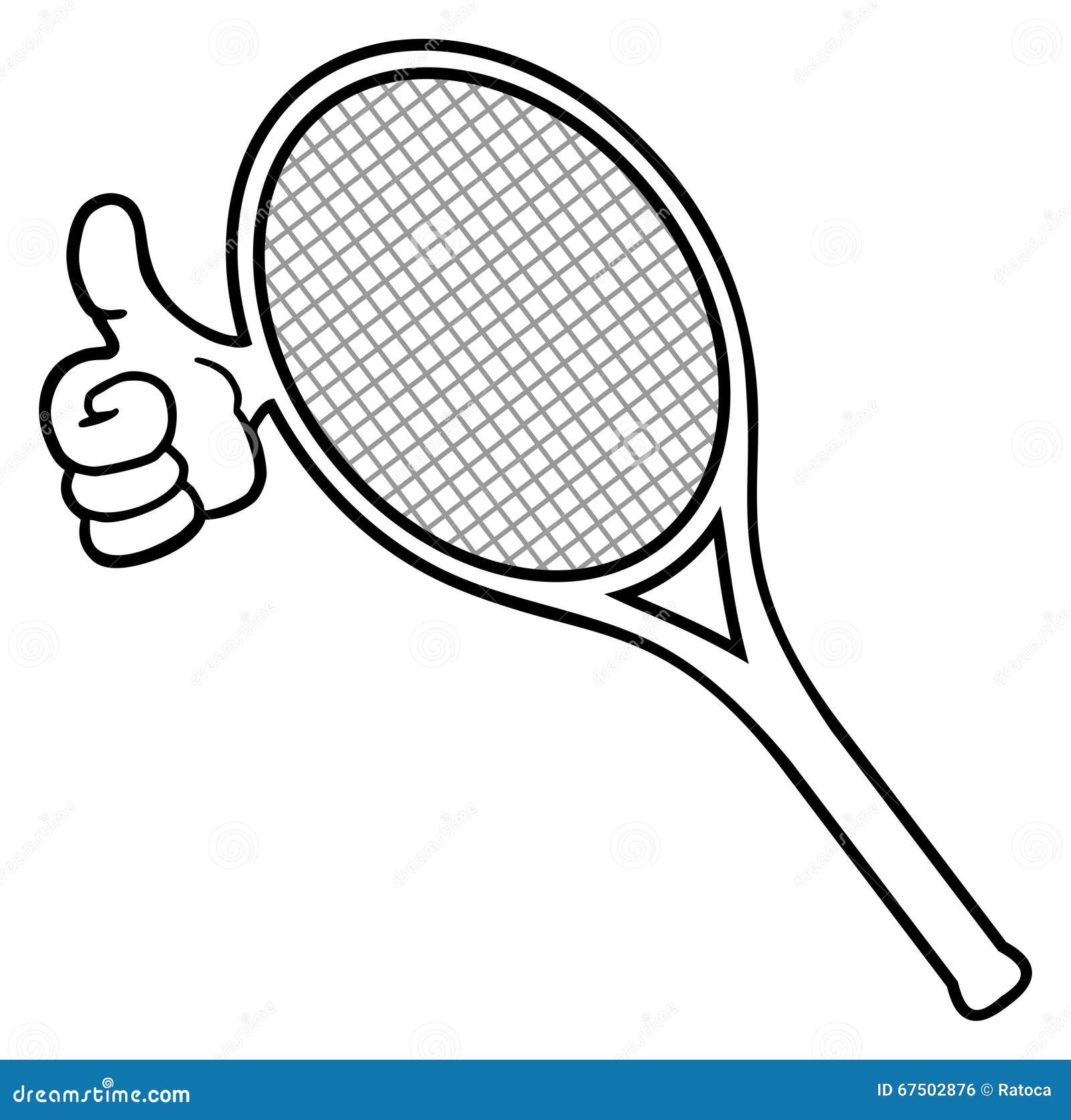 Racket draw stock vector. Illustration of design, racket 67502876