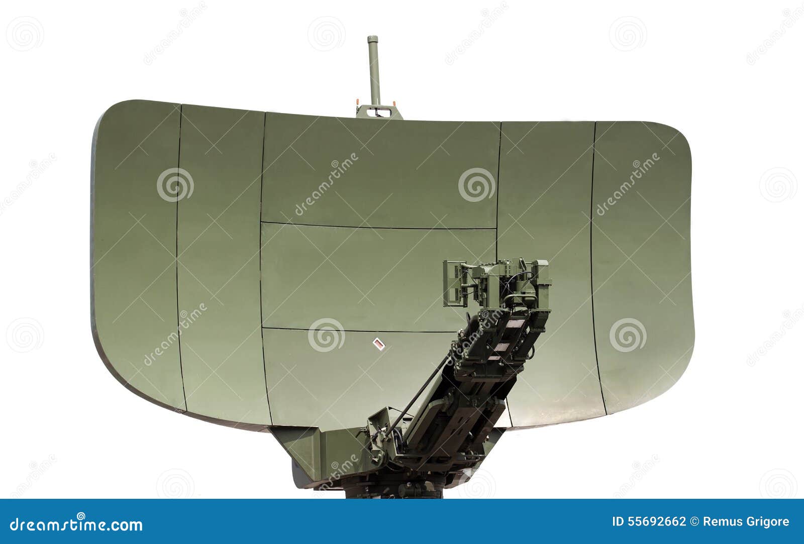 Radar antenna isolated stock photo. Image of communication 55692662