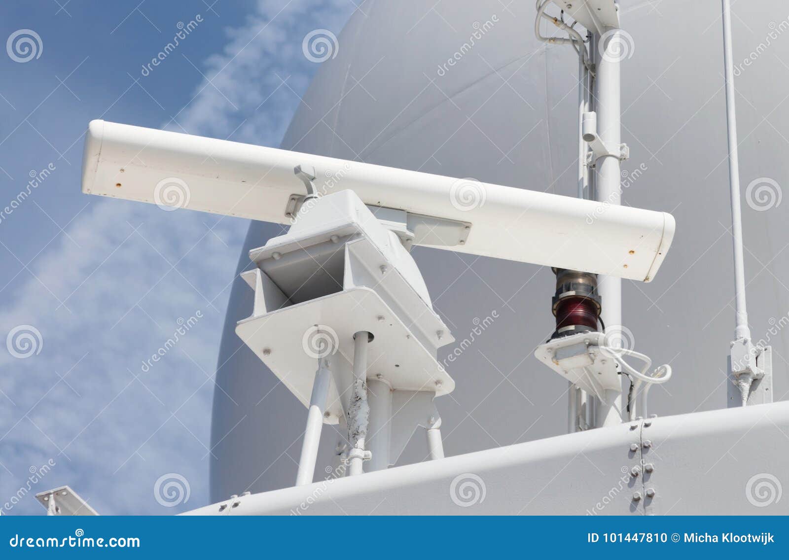 Radar Antenna on a Military Ship Stock Photo - Image of background, maritime:  101447810