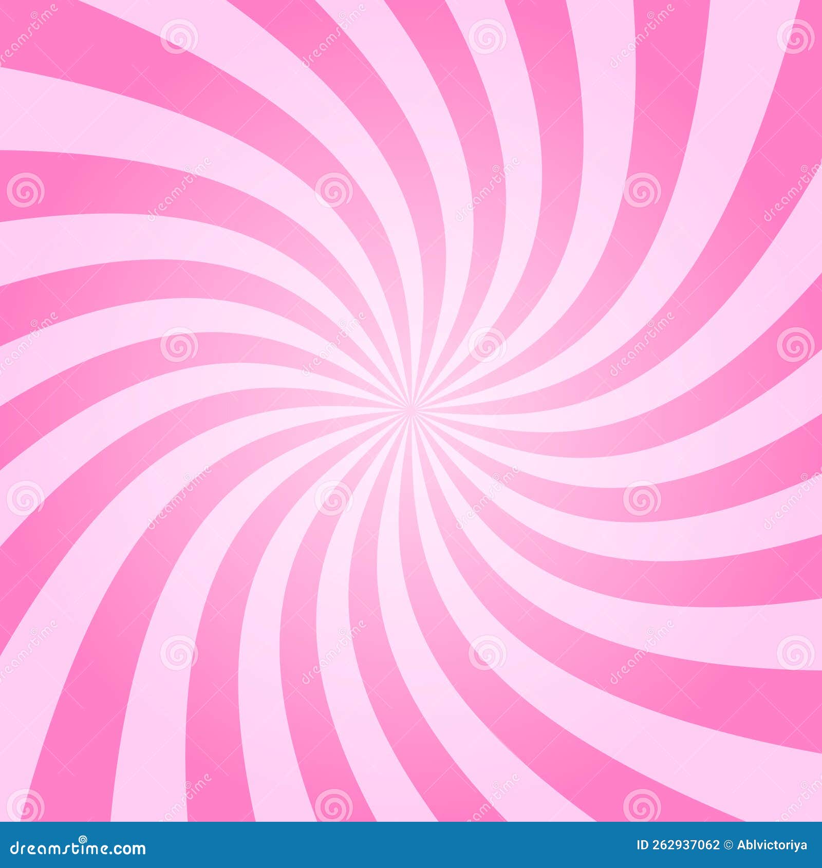 Radial Twisted Stipes, Pinwheel Pattern, Vortex Rosy Sunset. Pink ...