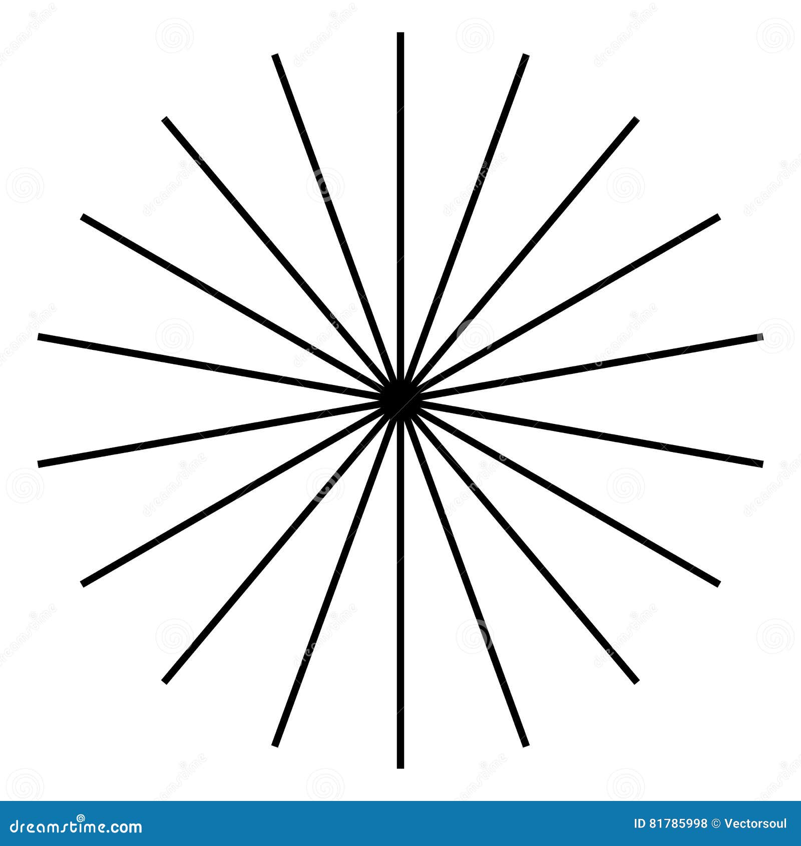 radiating, radial lines. starburst, sunburst . ray, beam li