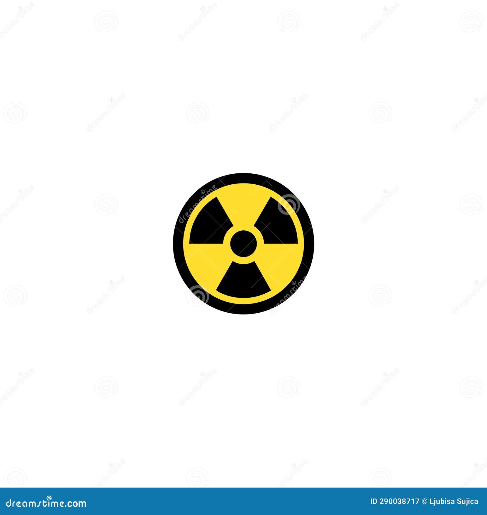Radiation Hazard Sign. Hazard Symbol. Danger Logo Stock Illustration ...