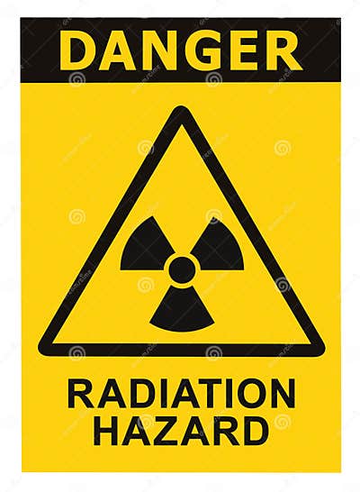 Radiation Hazard Symbol Sign Radhaz Alert Icon Stock Photo - Image of ...