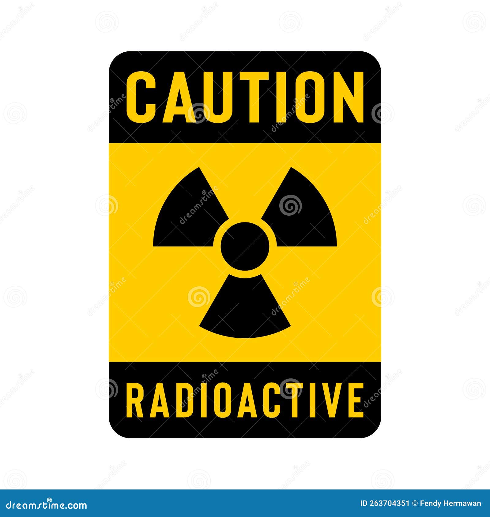 Radiation - Nuclear Warning Sign Icon Vector Design Template in White ...