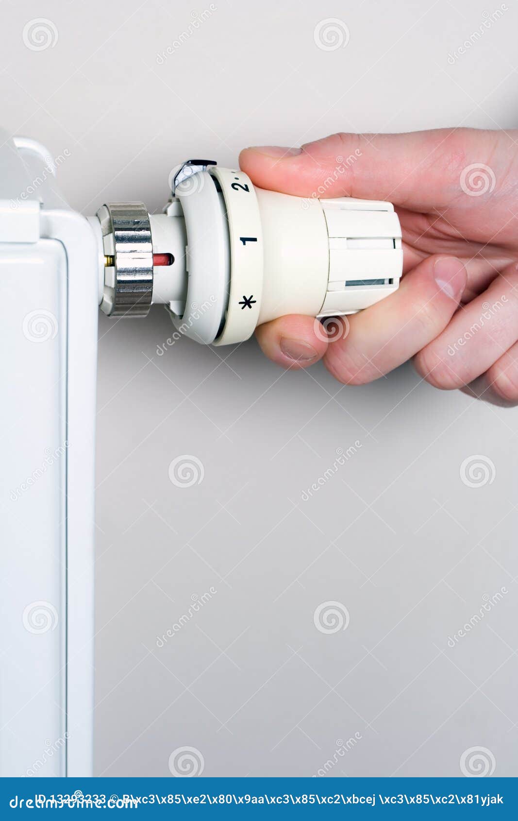 Radiator Adjustment To Save Energy Stock Image Image of modern