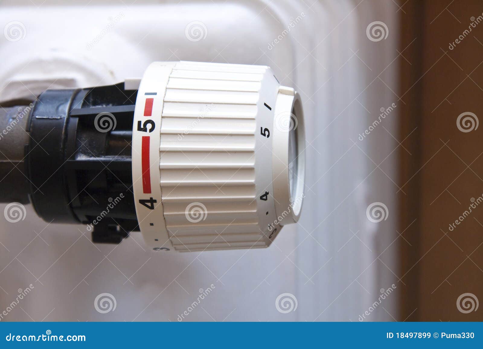 Radiator thermostat stock image. Image of reduce, consume 18497899
