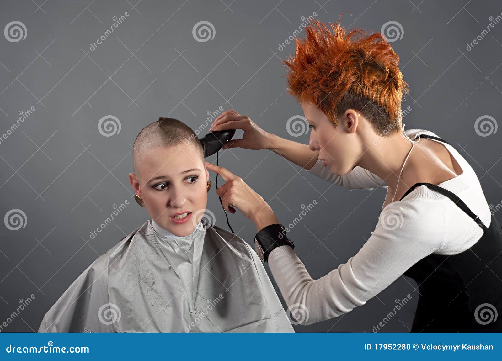 Radical haircut stock photo. Image of razor, fashion 