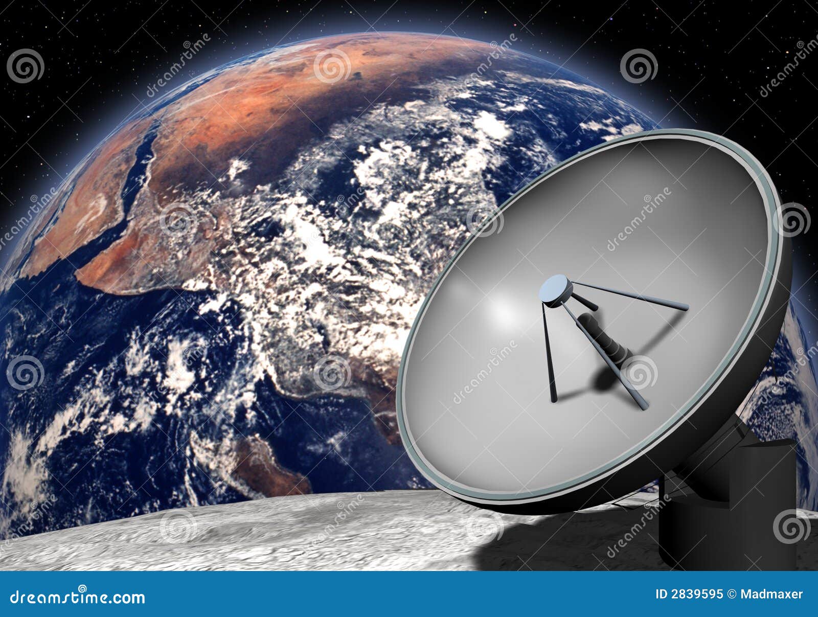 Radioaerial stock illustration. Illustration of science 2839595