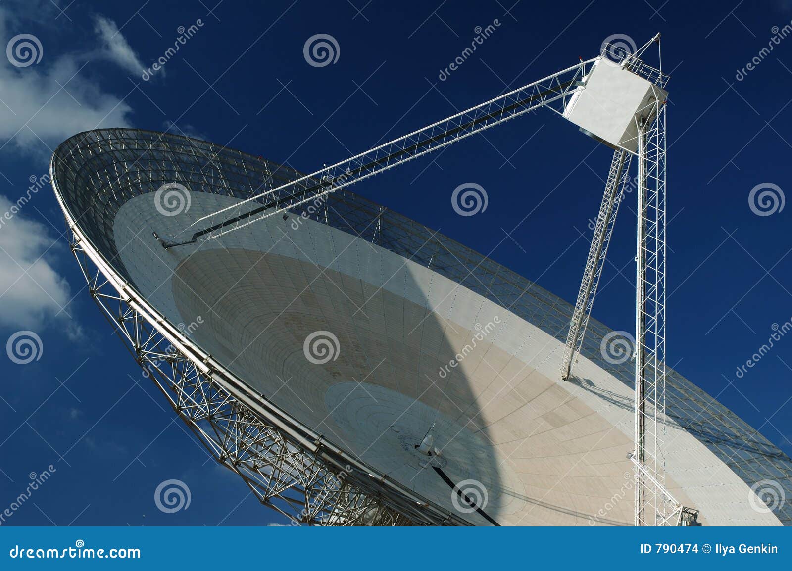 Radio Antenna Dish. Closeup. Stock Photo Image of device, instrument