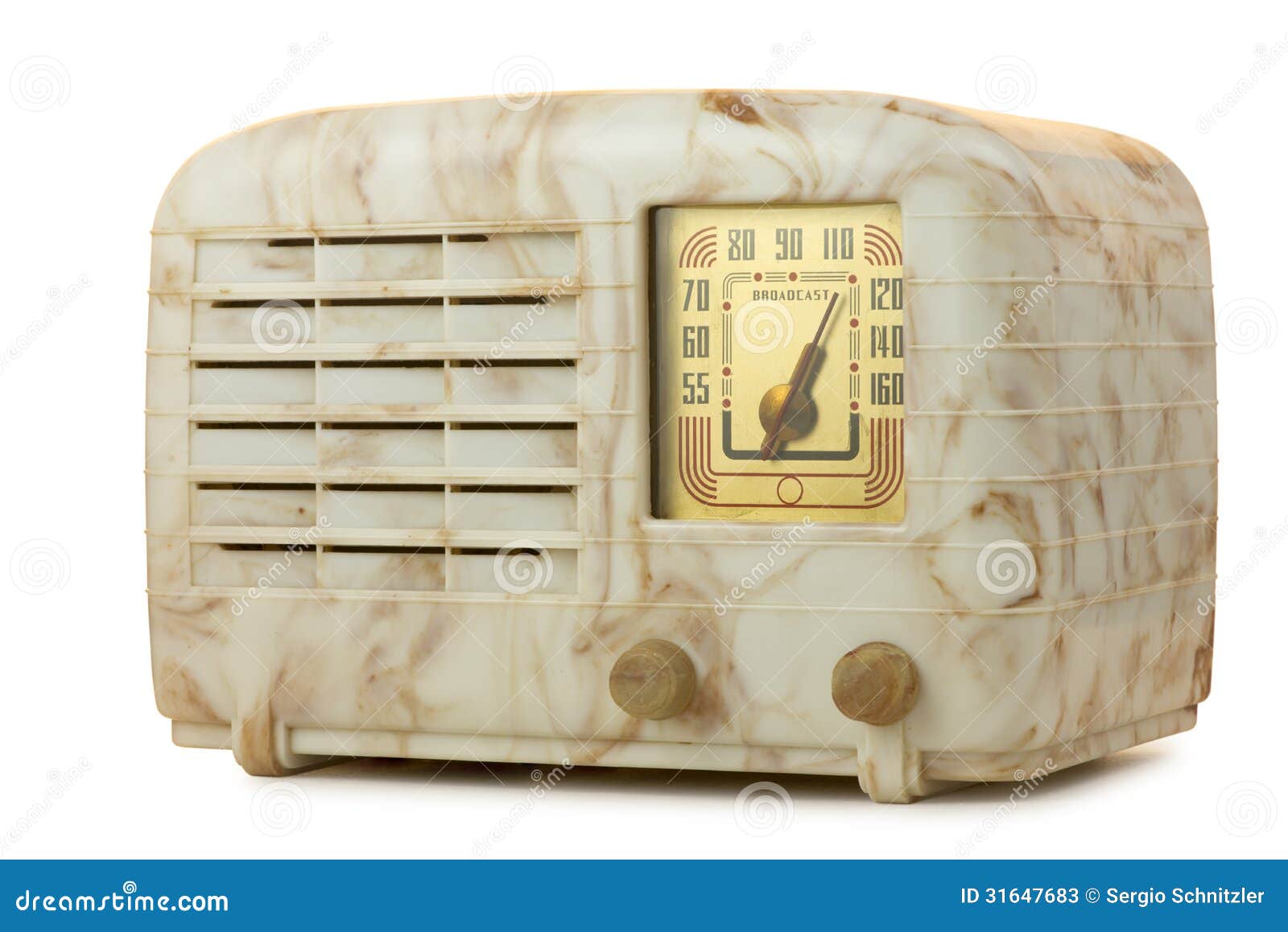 Radio Antigua 06 De La Baquelita Imagen de archivo Imagen de audio