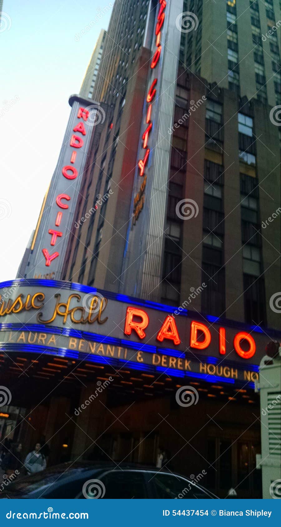 Radio city music hall editorial stock image. Image of radio - 54437454