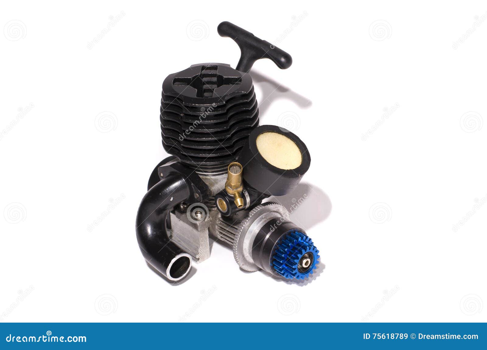 Radiocontrol car engine stock image. Image of radio 75618789