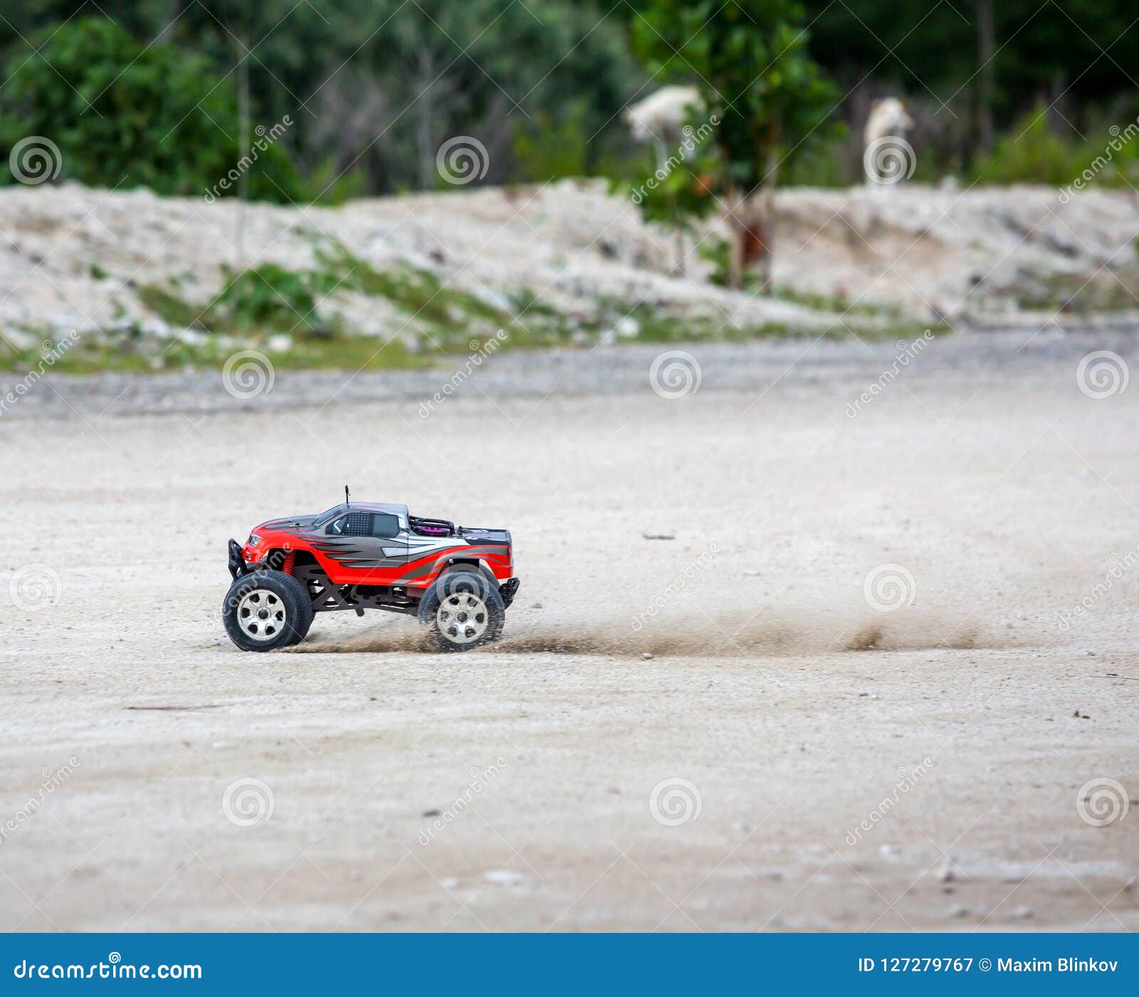 Radio Controlled Car Model in Race Stock Image Image of control, fast