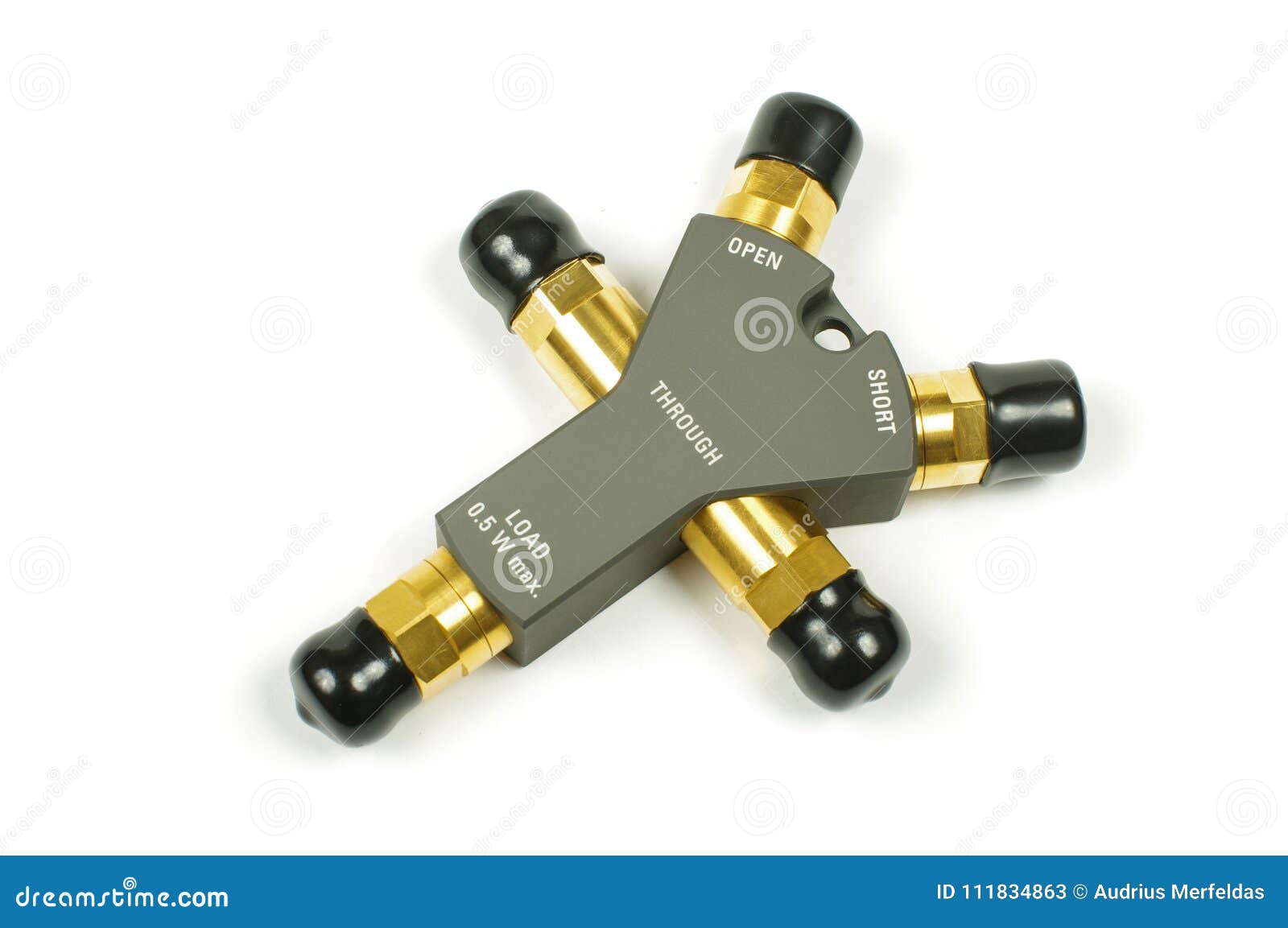 Radio Frequency Calibrator for Network Analyzers Stock Image Image of