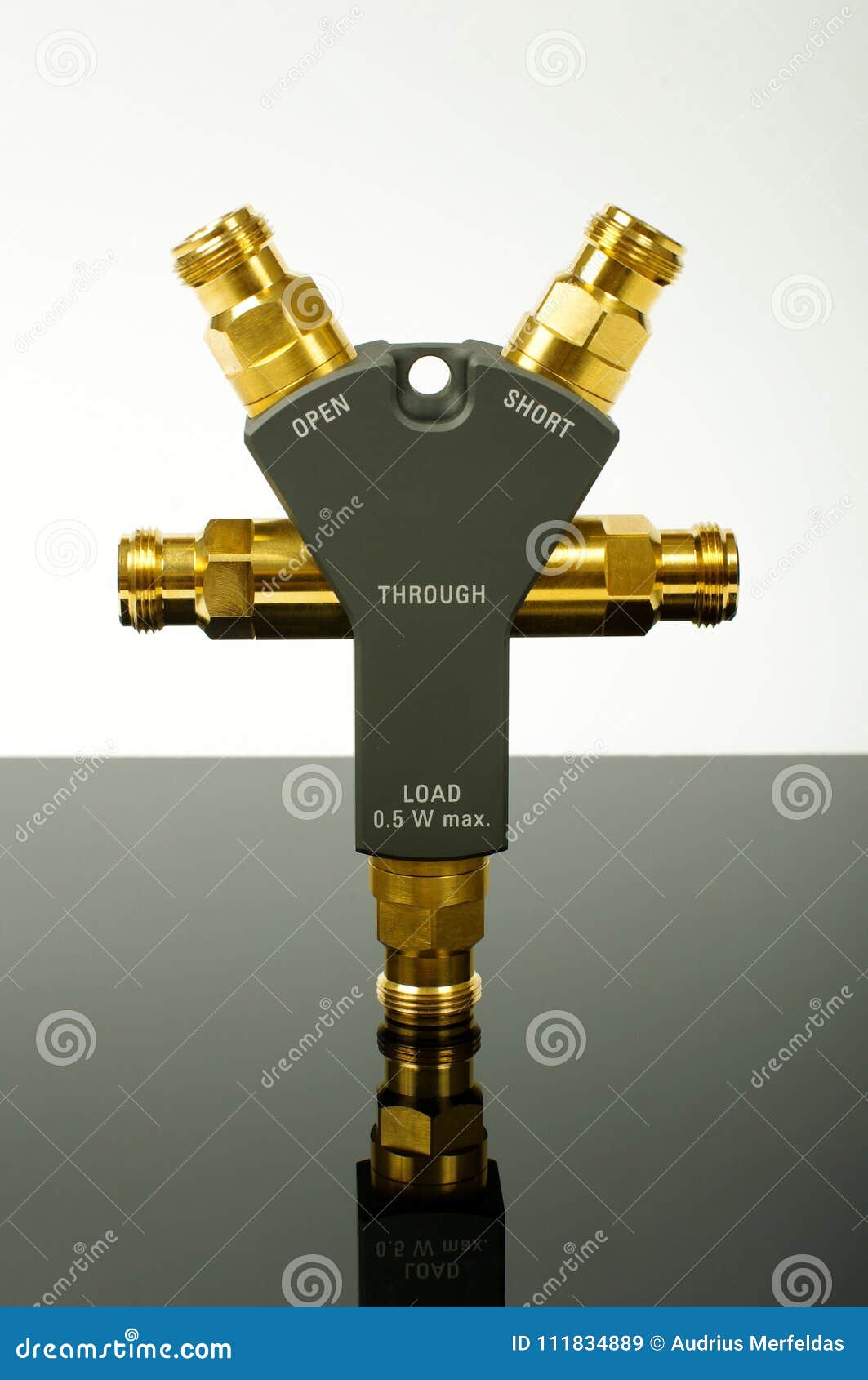 Radio Frequency Calibrator for Network Analyzers Stock Image Image of