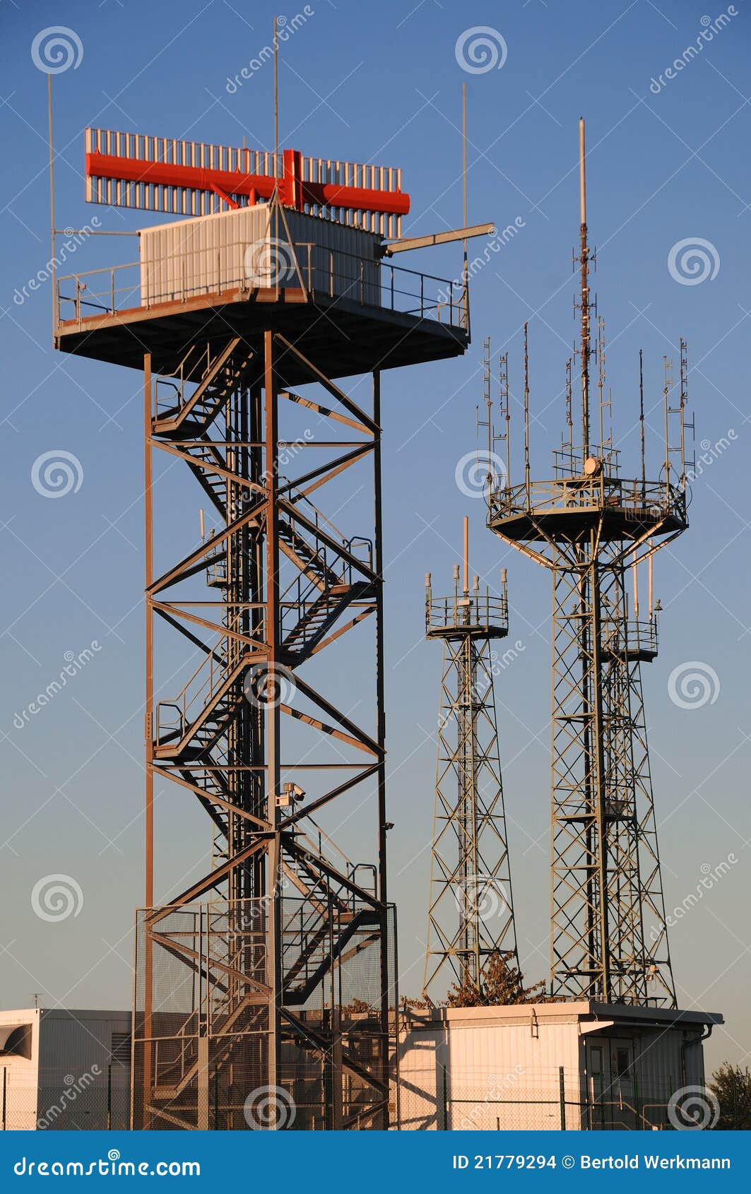 Radio and Radar station stock photo. Image of mast, broadcasting 21779294