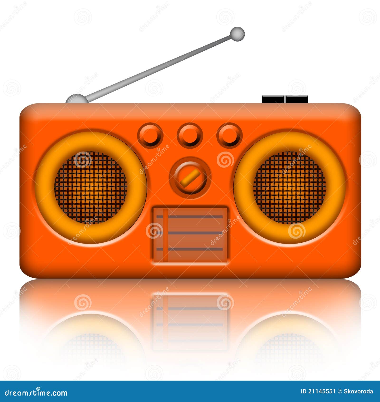 The Man Tunes The Old Radio, Catches The Radio Wave. Transmission Of