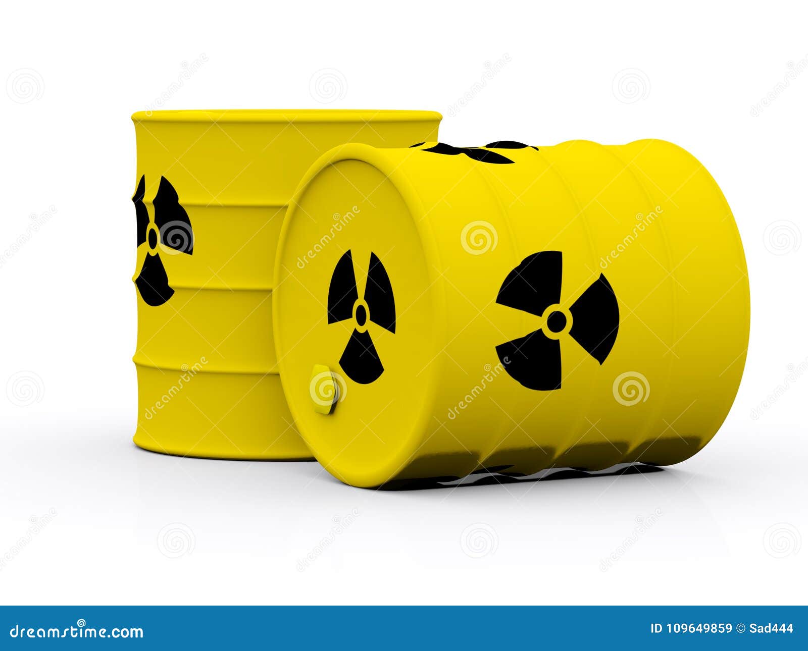 Radioactive waste stock illustration. Illustration of environment