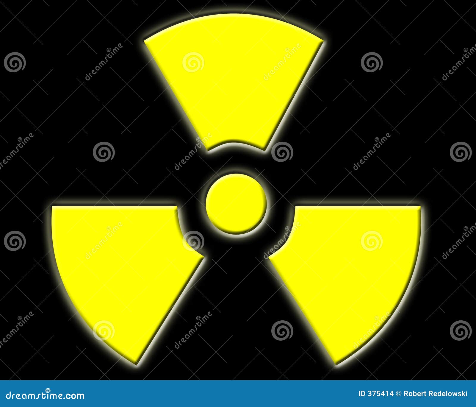 Radioaktivt stock illustrationer Illustration av yellow 