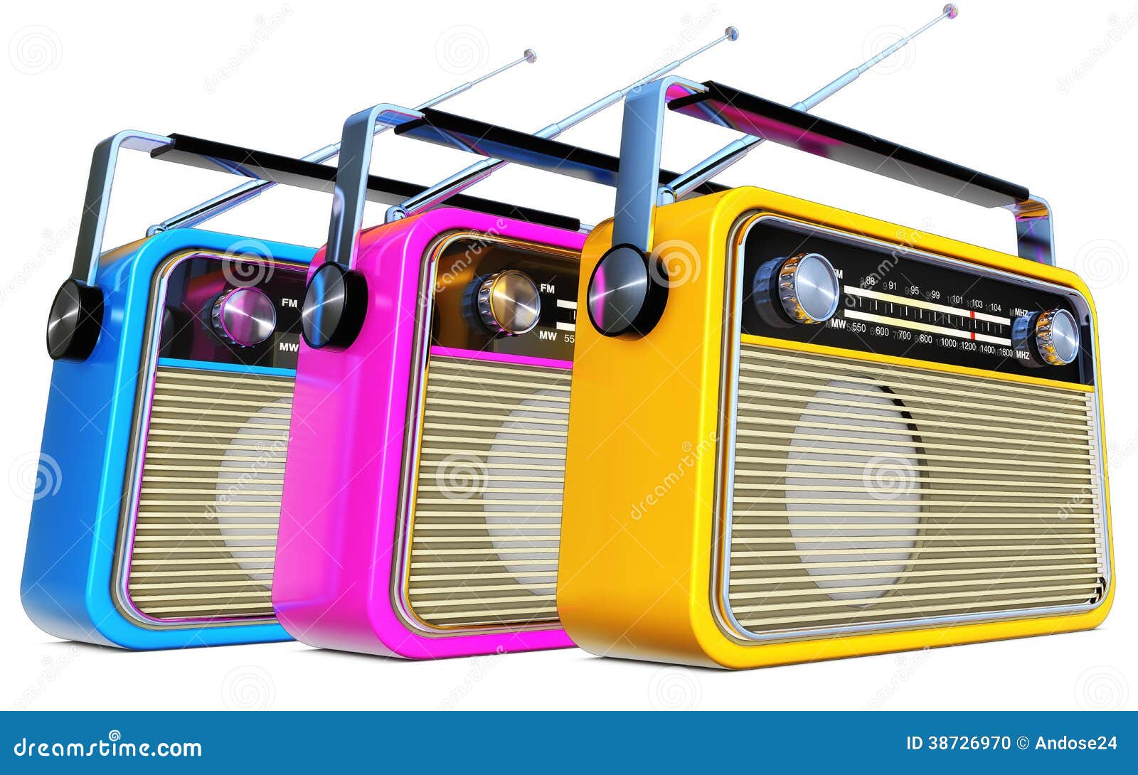 Radios stock illustration. Illustration of announce, receiver 38726970