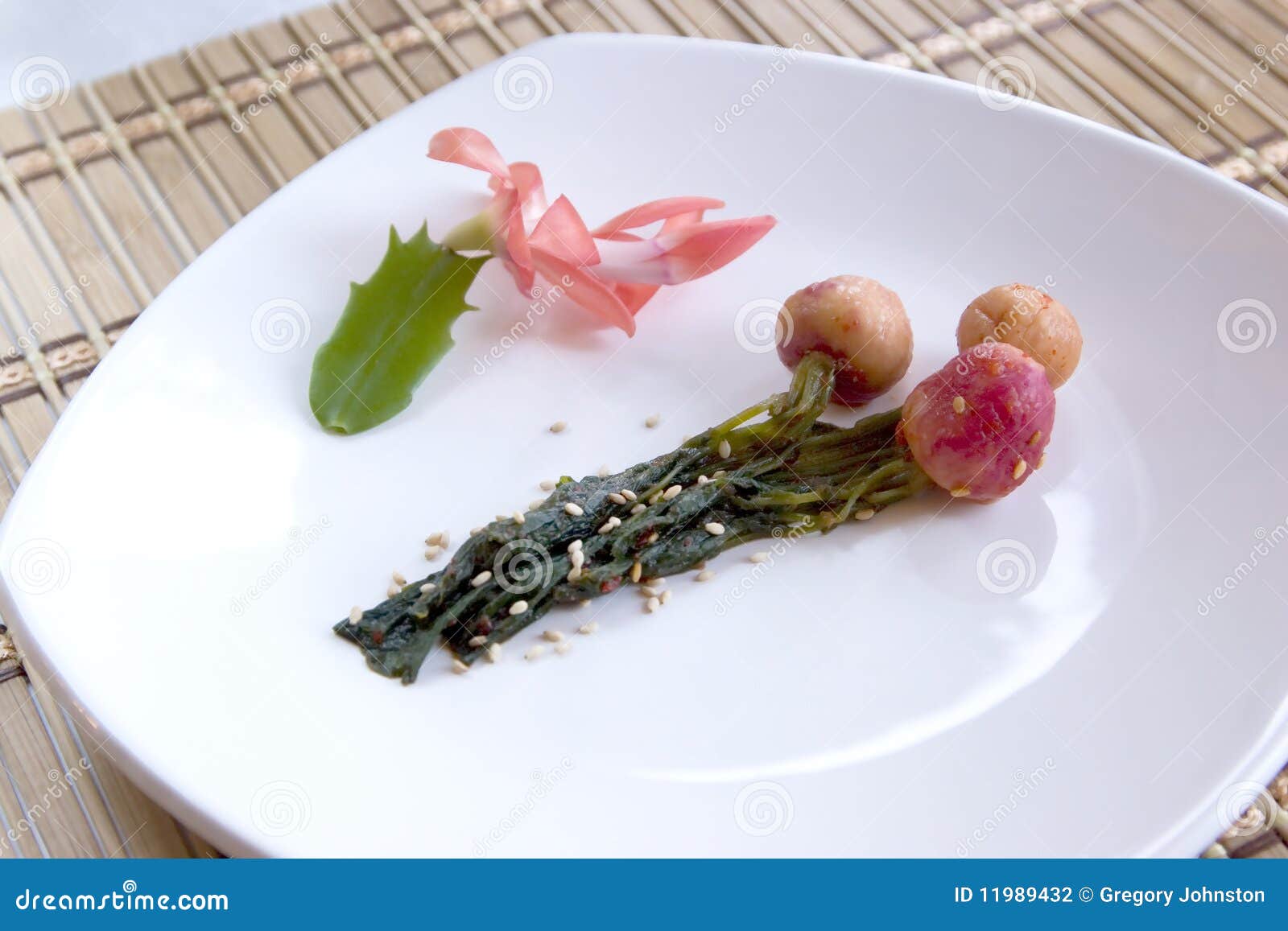 Radish Kimchi Flower Garnish Stock Photos Free & RoyaltyFree Stock