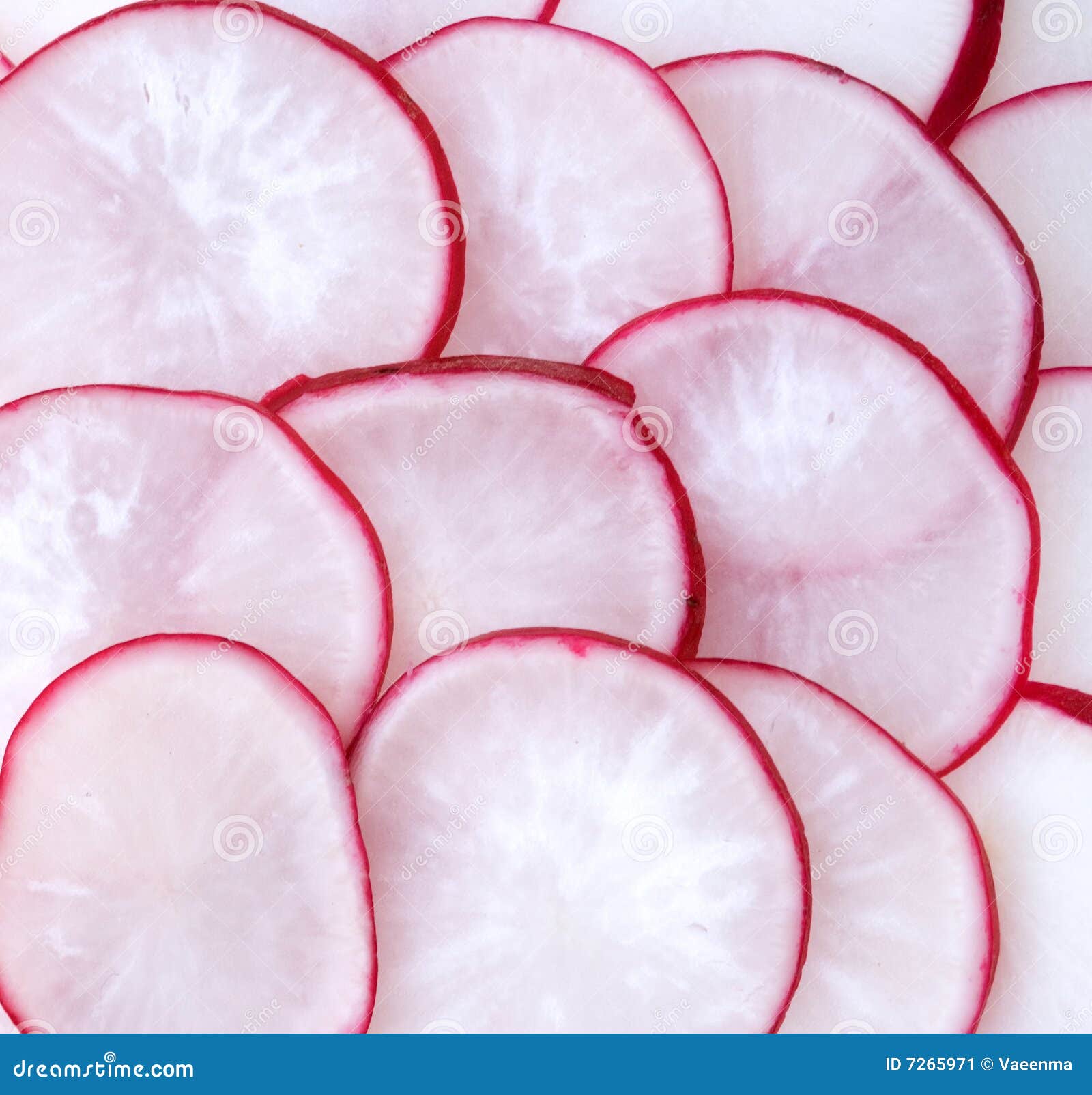 Radish slices stock image. Image of sliced, nutritional 7265971