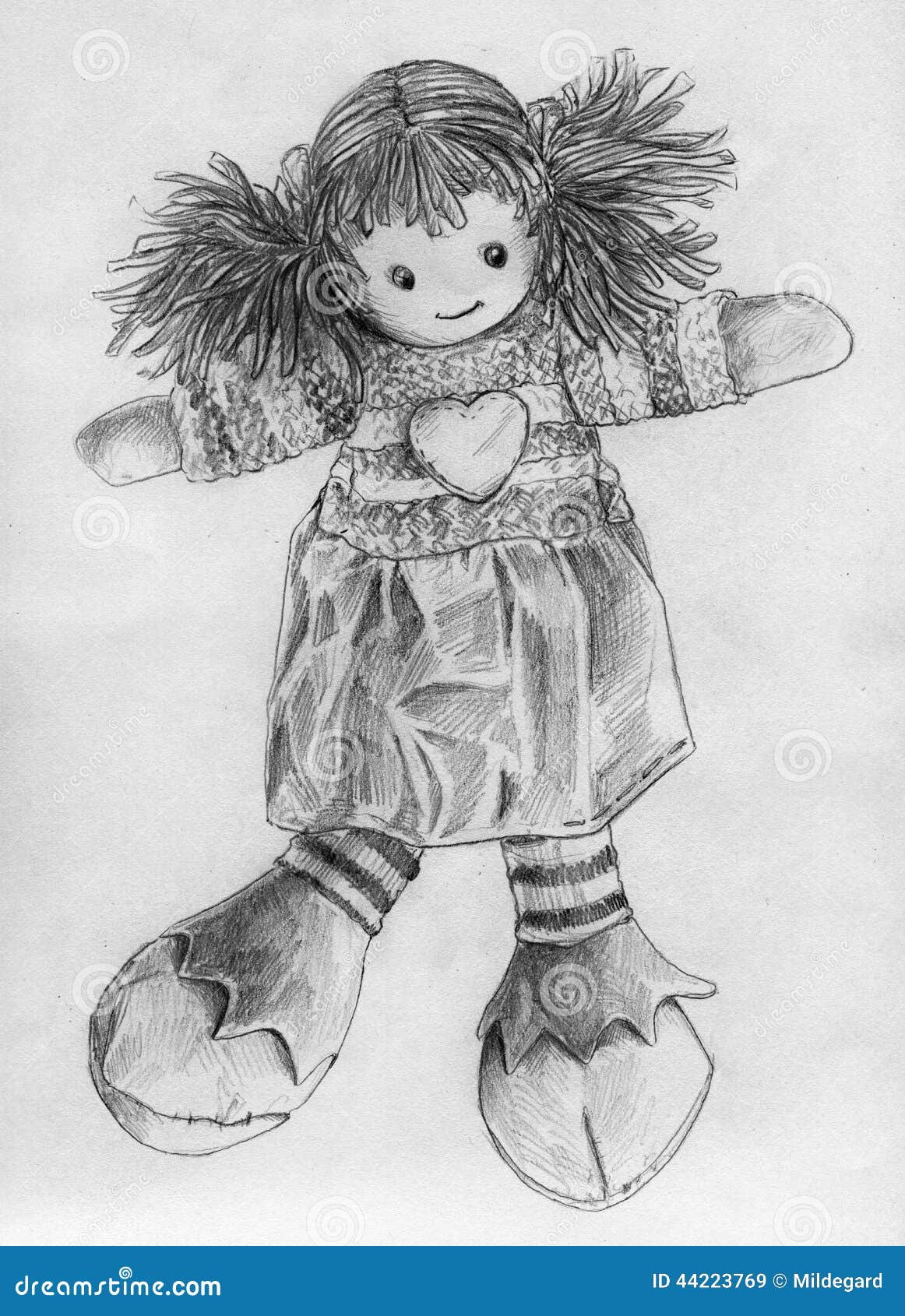 Doll Sketch PNG Transparent Images Free Download | Vector Files | Pngtree