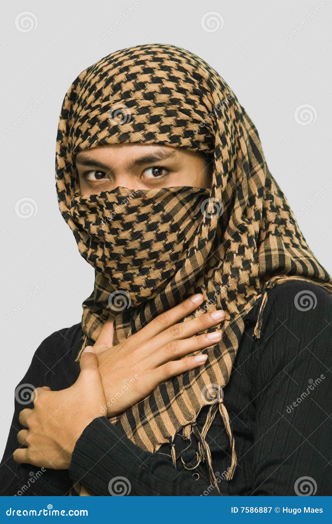 Sciarpa Musulmana Testa Tinta Unita Sciarpa Lunga Avvolgere Sciarpe Sciarpa Di Cotone Per Le Donne Moda Per Le Donne Di Seta, A, Taglia Unica - Foto 8