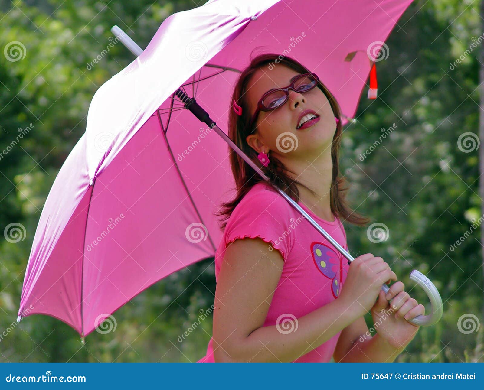 Ragazza dell'ombrello