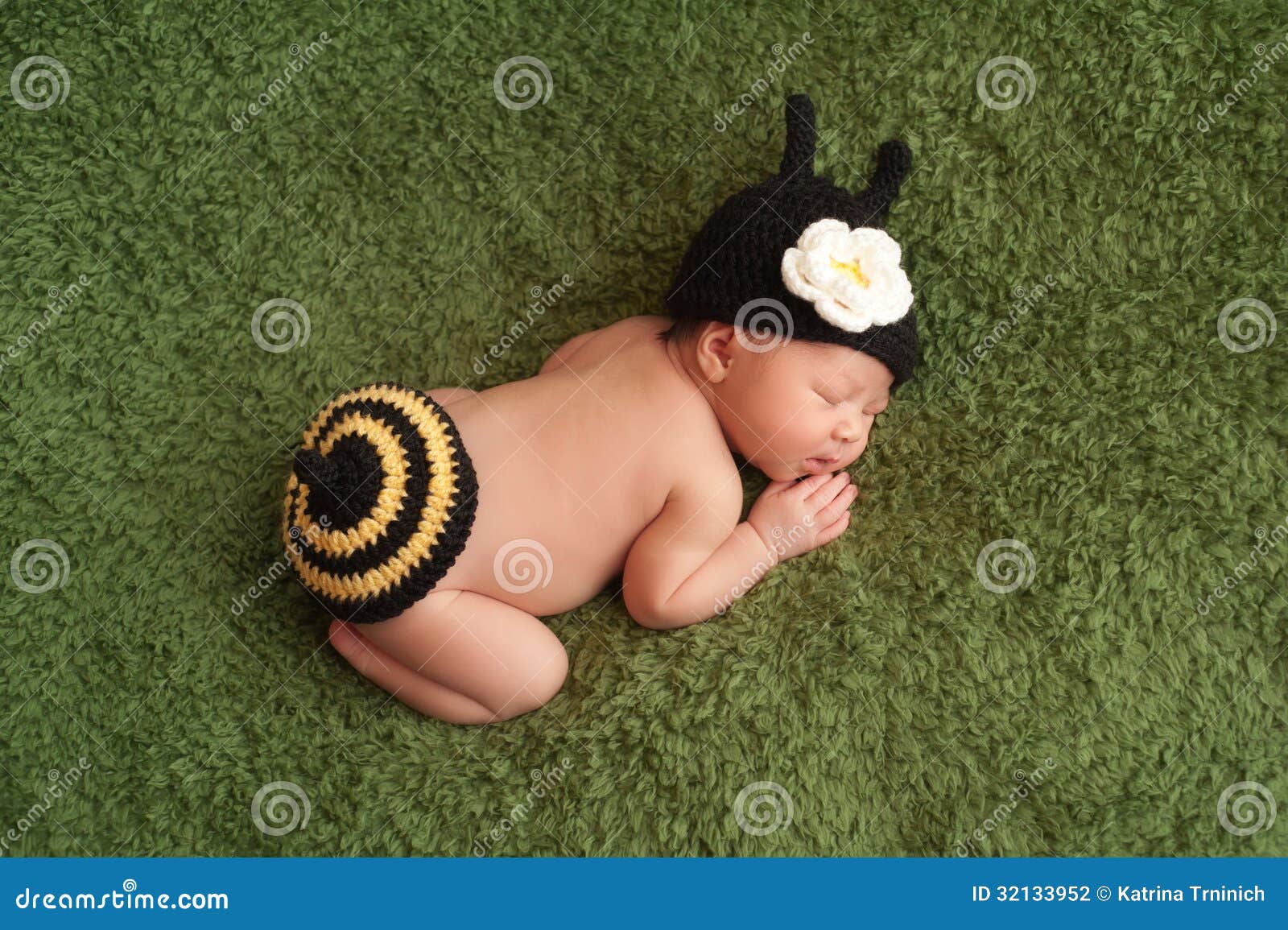 Ragazza Di Neonato Che Porta Un Costume Dell'ape Fotografia Stock -  Immagine di infante, adorabile: 32133952