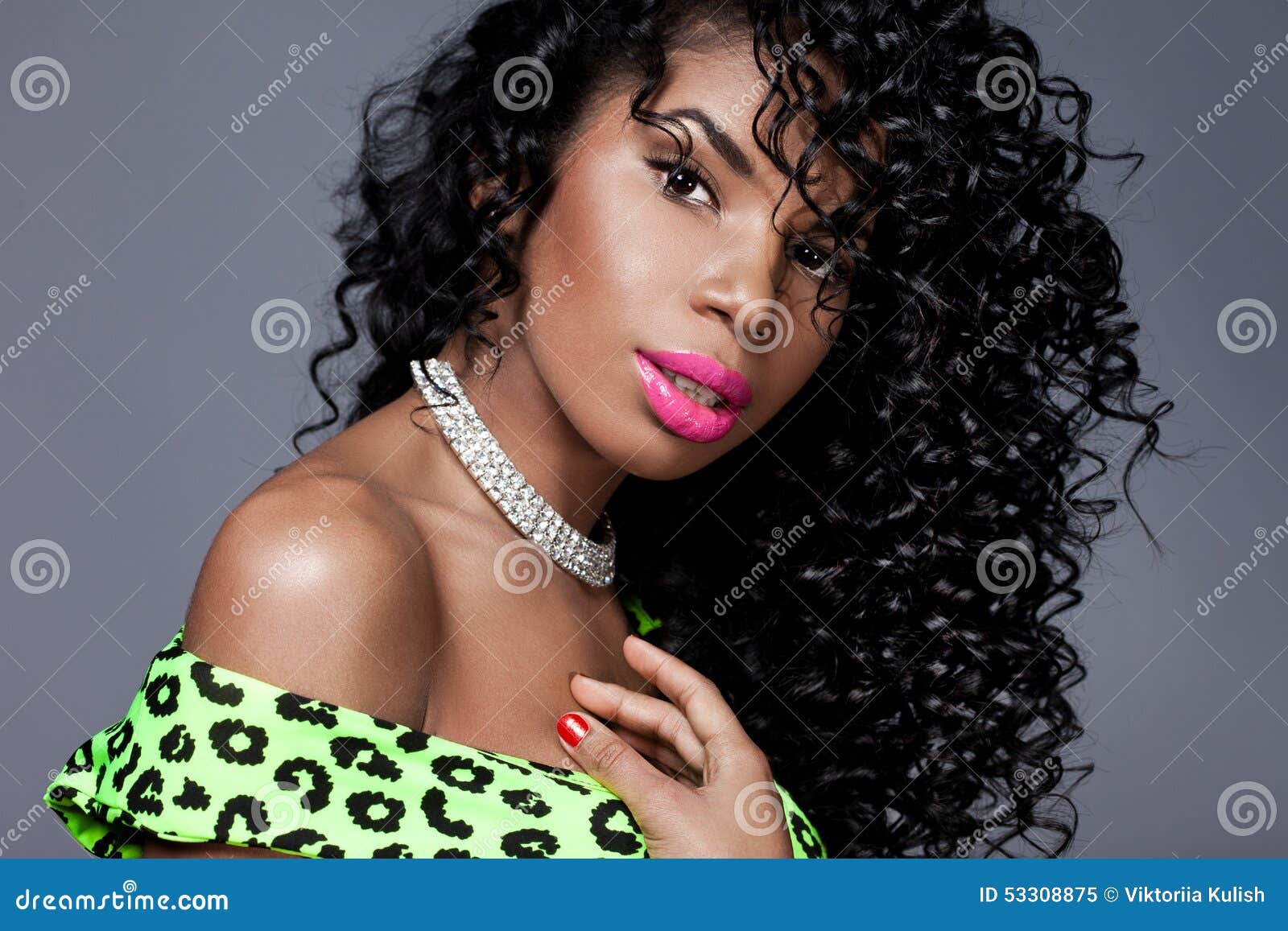 Ragazza Elegante Del Mulatto Immagine Stock Immagine Di Signora Attraente 53308875