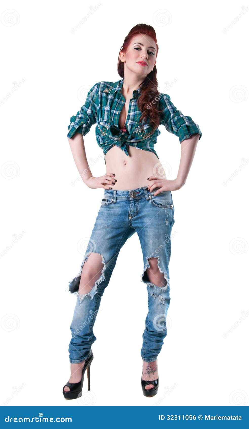 jeans tutti strappati