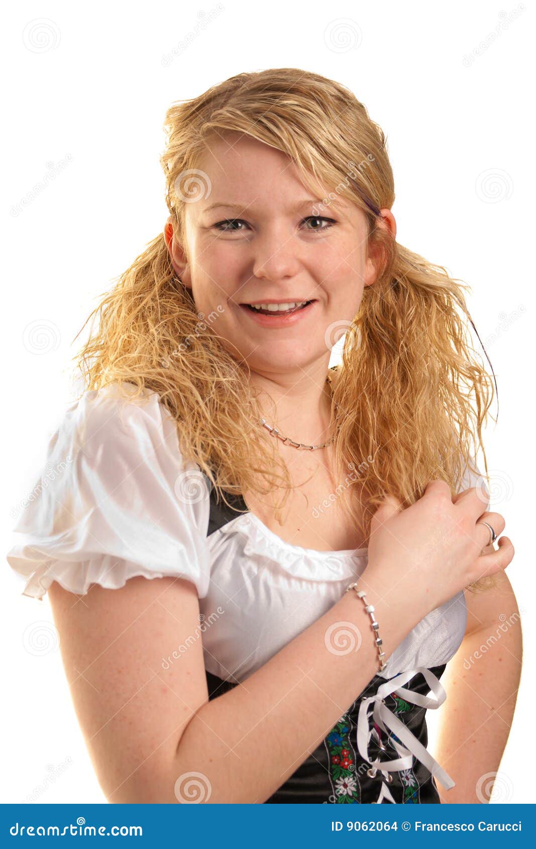 Ragazza tedesca. fotografia stock. Immagine di gonna, tedesco 9062064