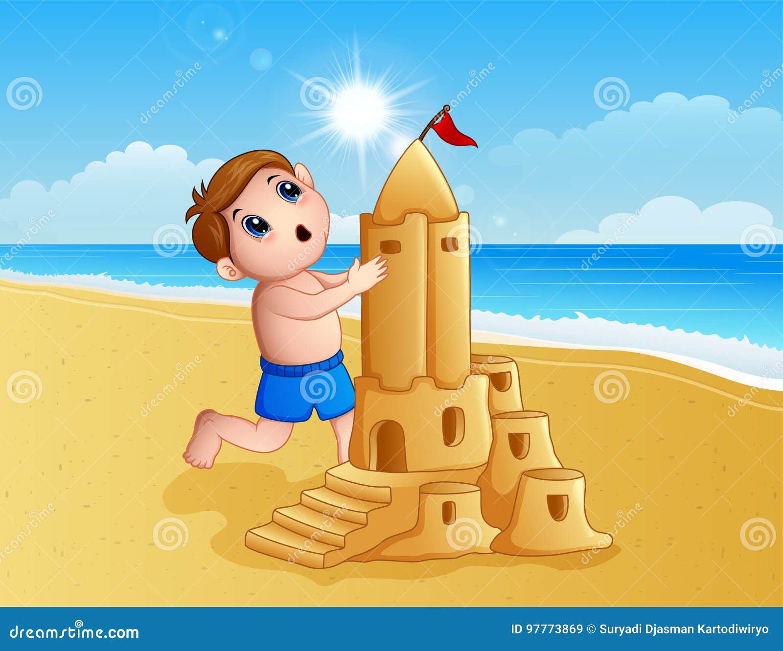 Make a sand castle. Замок из песка. Замок из песка мультяшный. Песочный замок иллюстрация. Дети строят песочный замок.