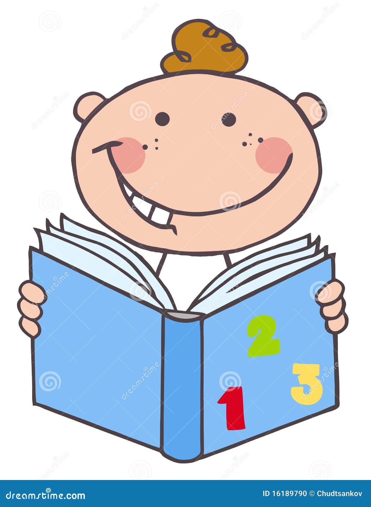 Disegno Di Bambino Che Legge Ragazzo del bambino che legge un libro illustrazione