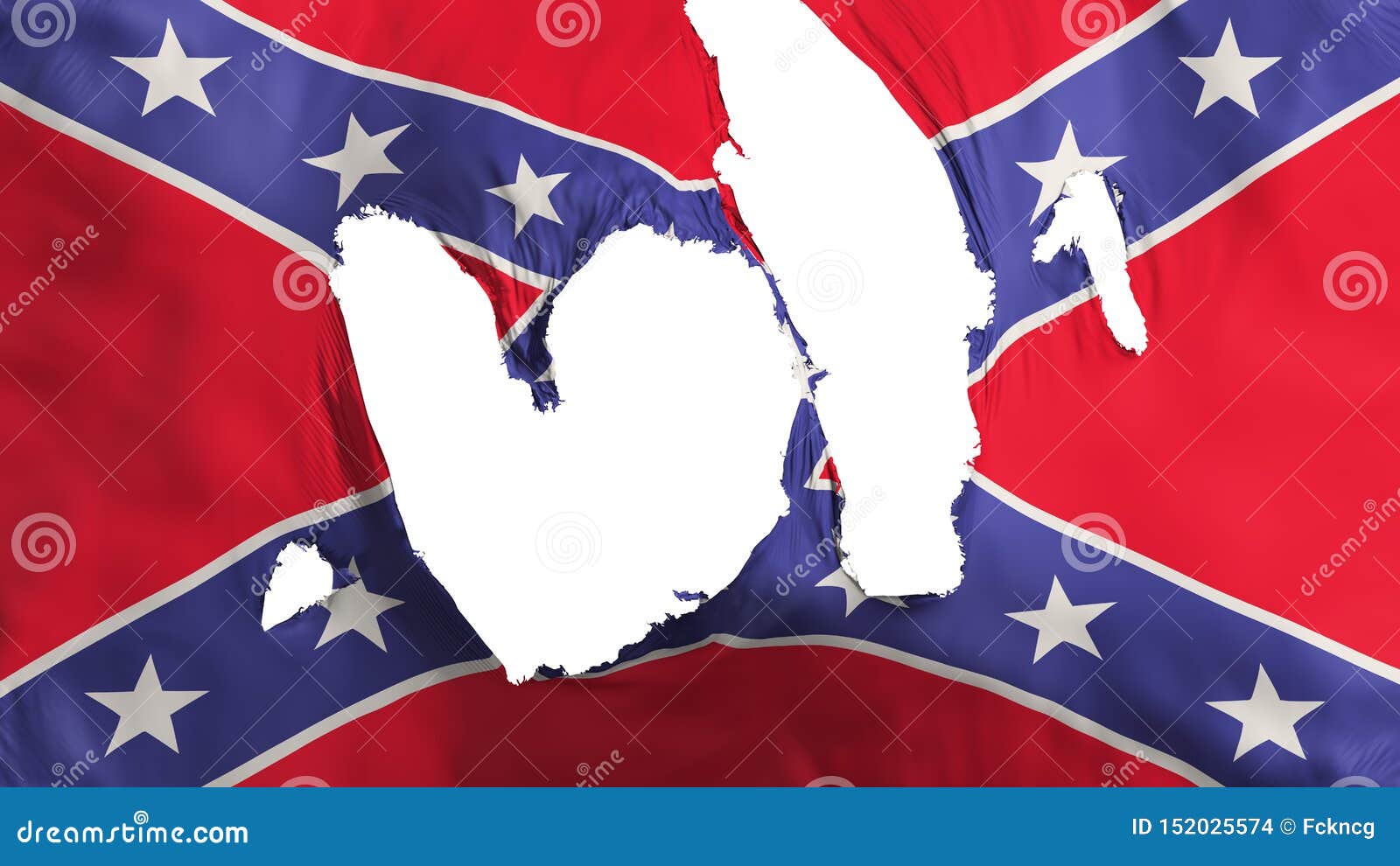 Download Ragged Confederate flag stock illustration. Illustration ...