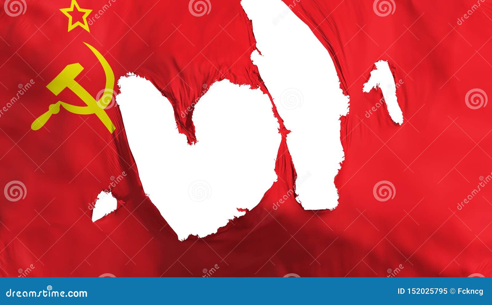 Ragged Ussr flag stock illustration. Illustration of broken - 152025795